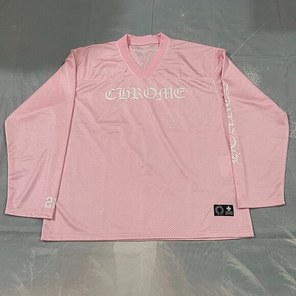 Chrome Hearts Mesh Sweatshirt In Pink - Picture 1 of 9